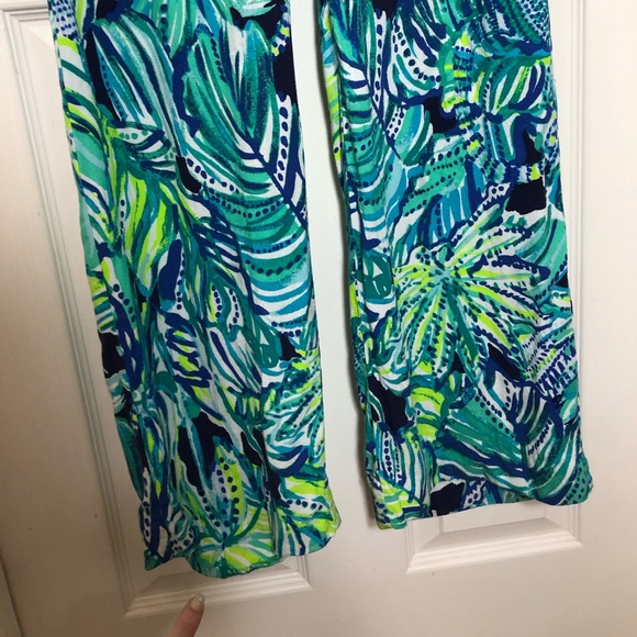 Lilly Pulitzer Islamorada Beach Palazzo Pant in “Armadilly Dally” - Picture 5 of 9